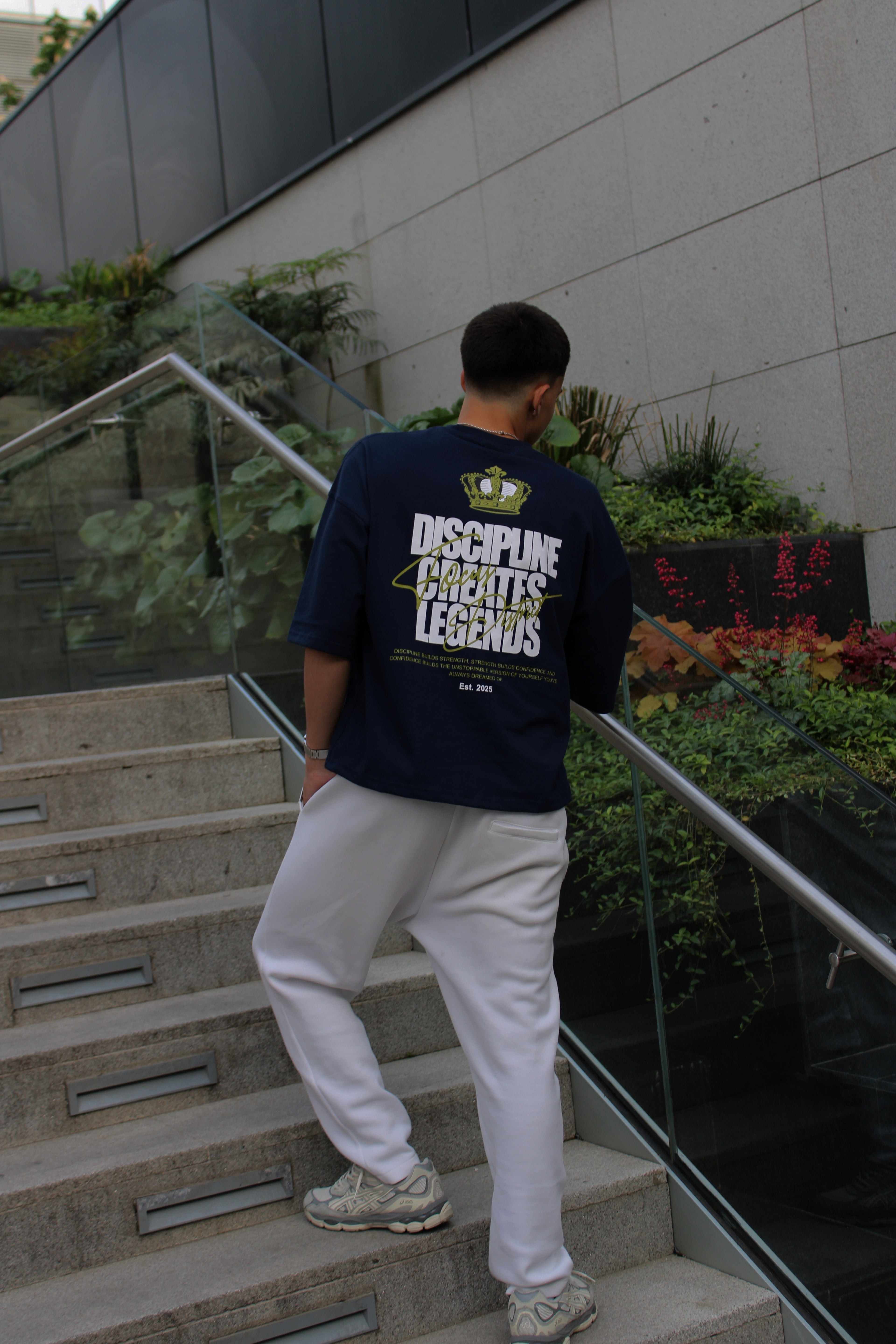 Discipline Creates Legends Navy Tee