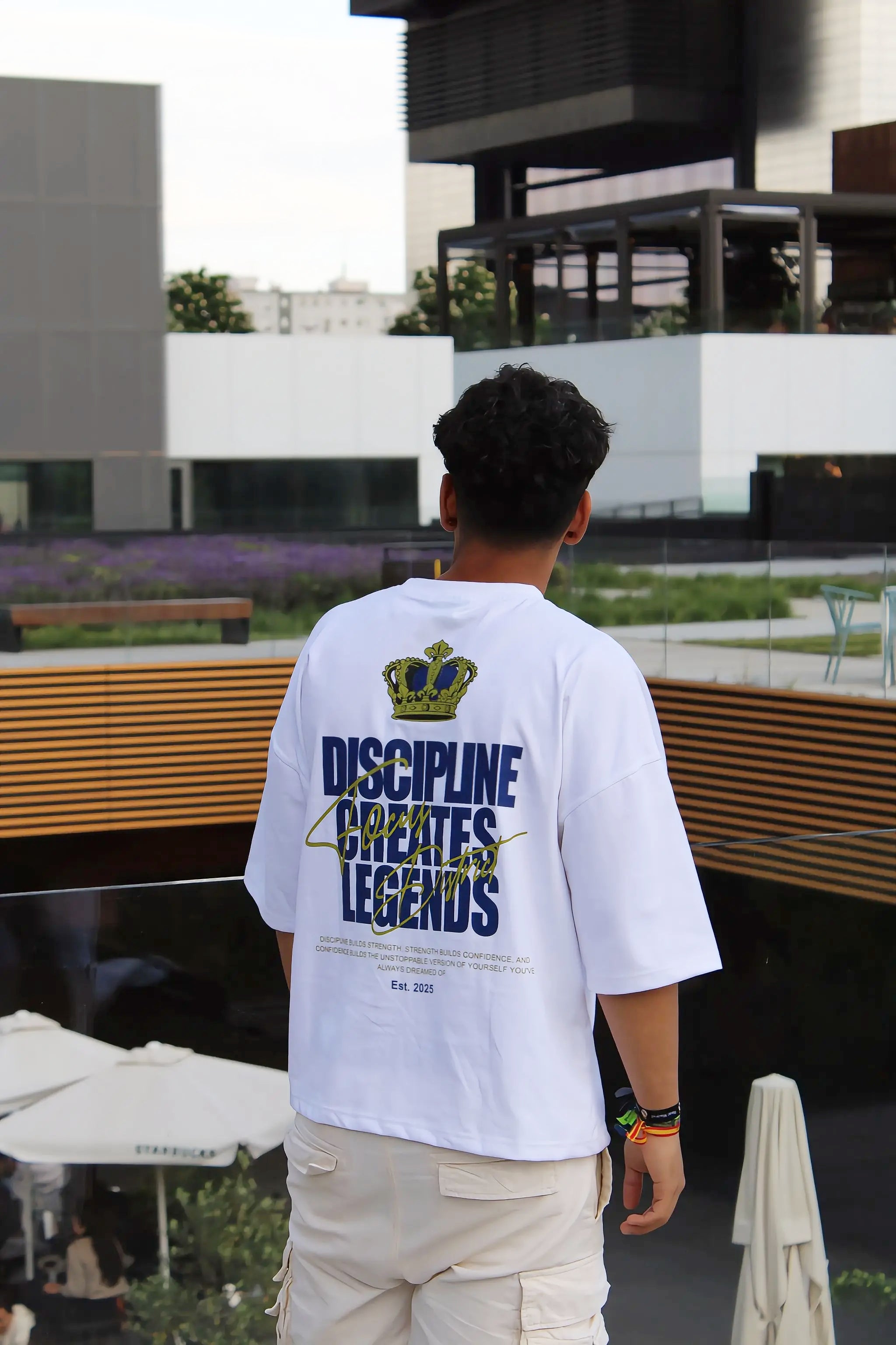 Discipline Creates Legends White Tee
