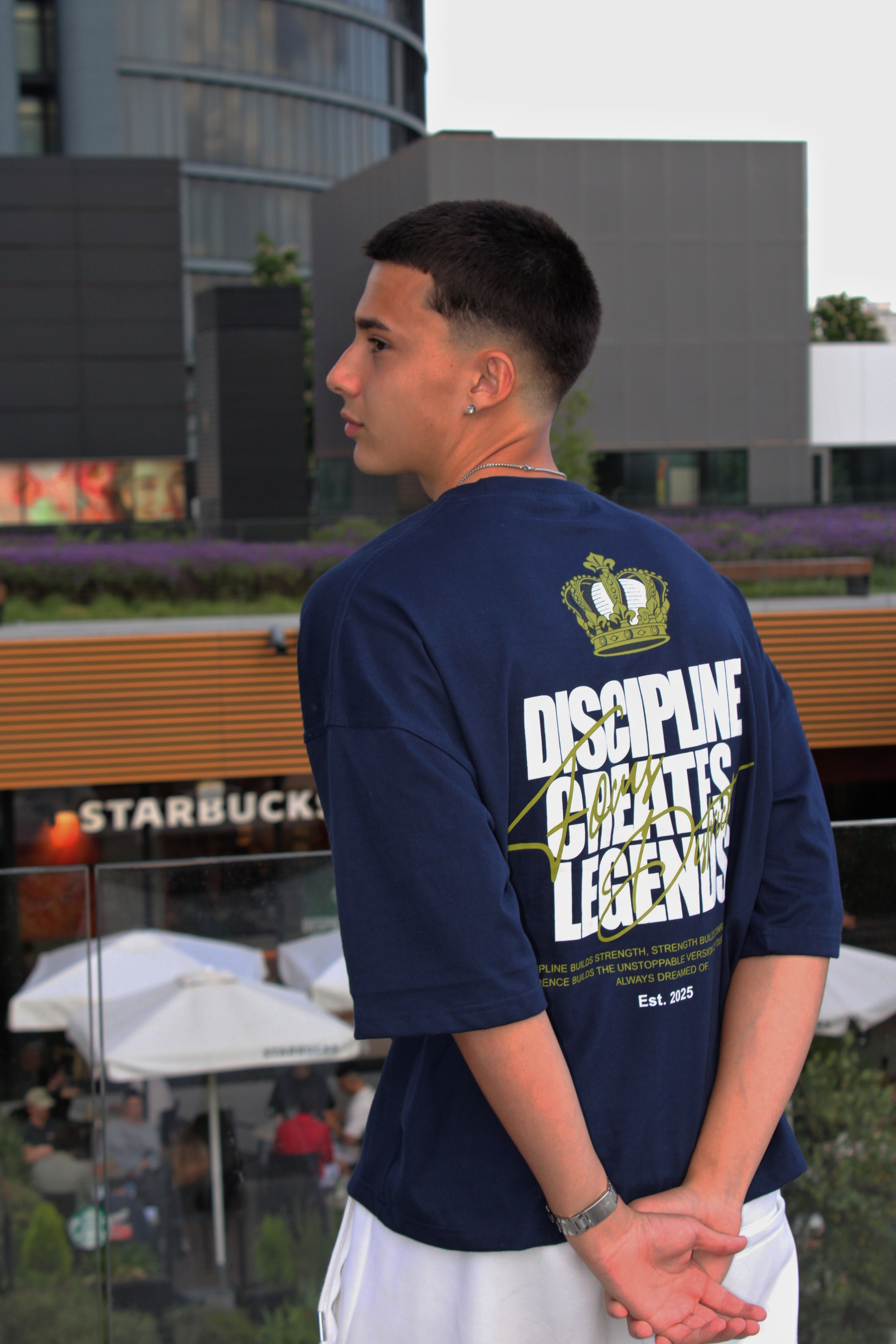 Discipline Creates Legends Navy Tee