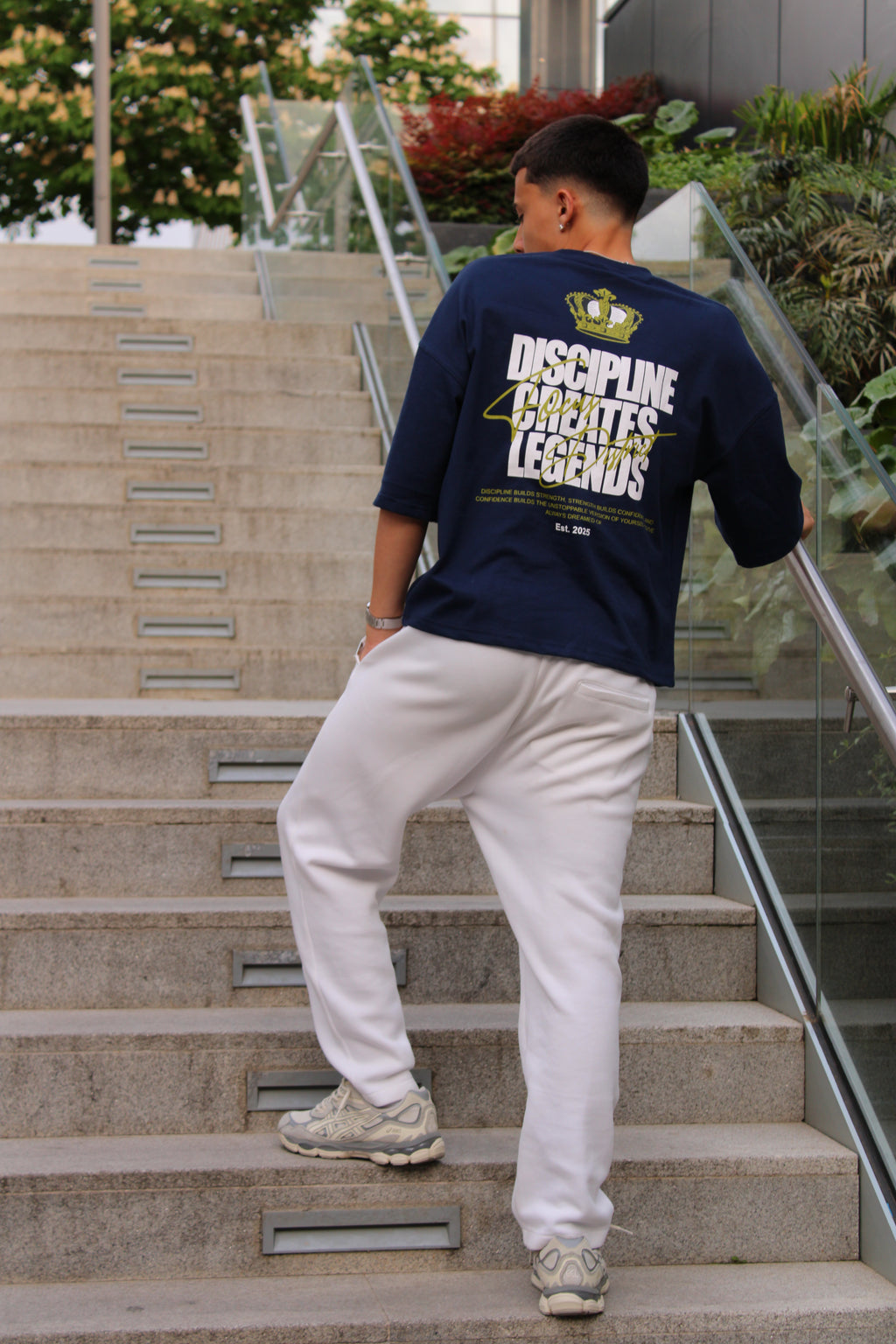 Discipline Creates Legends Navy Tee